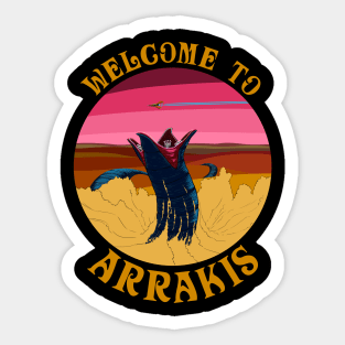 Welcome to Arrakis Sticker